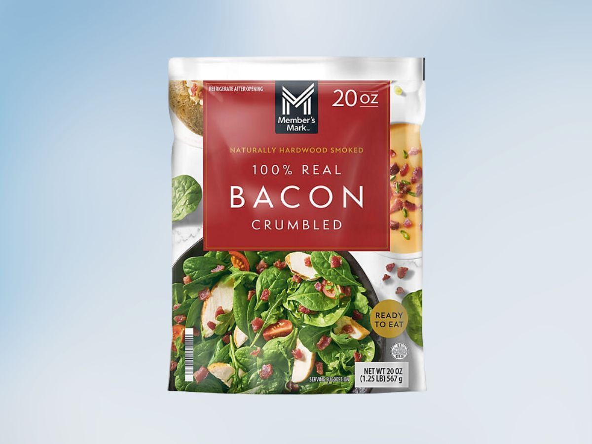 Member&#039;s Mark Real Crumbled Bacon (Image via Sam&#039;s Club)