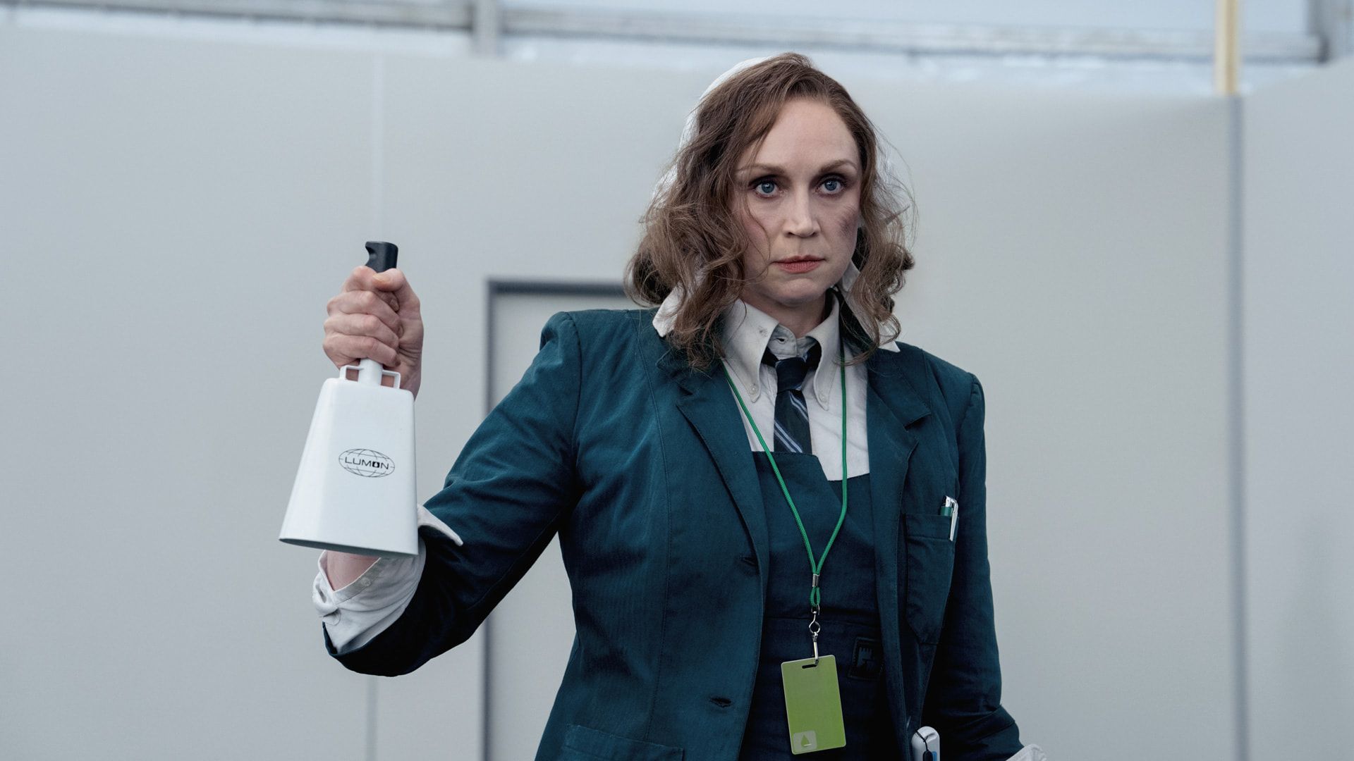 Gwendoline Christie in the show (Image via Apple TV+)