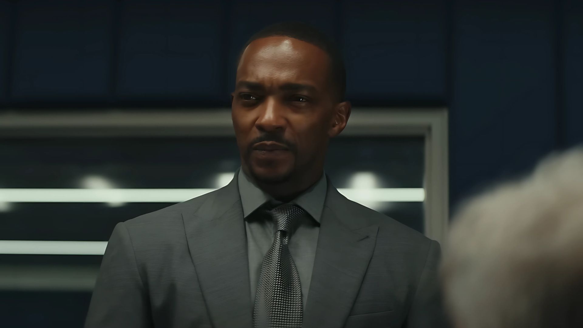 Sam Wilson talks to President Ross in Captain America: Brave New World