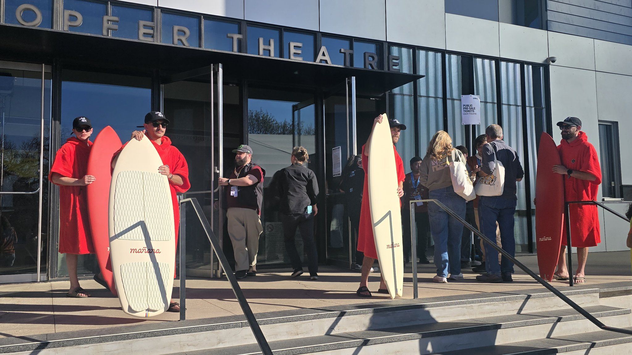 The Beach Goons guarding The Surfer