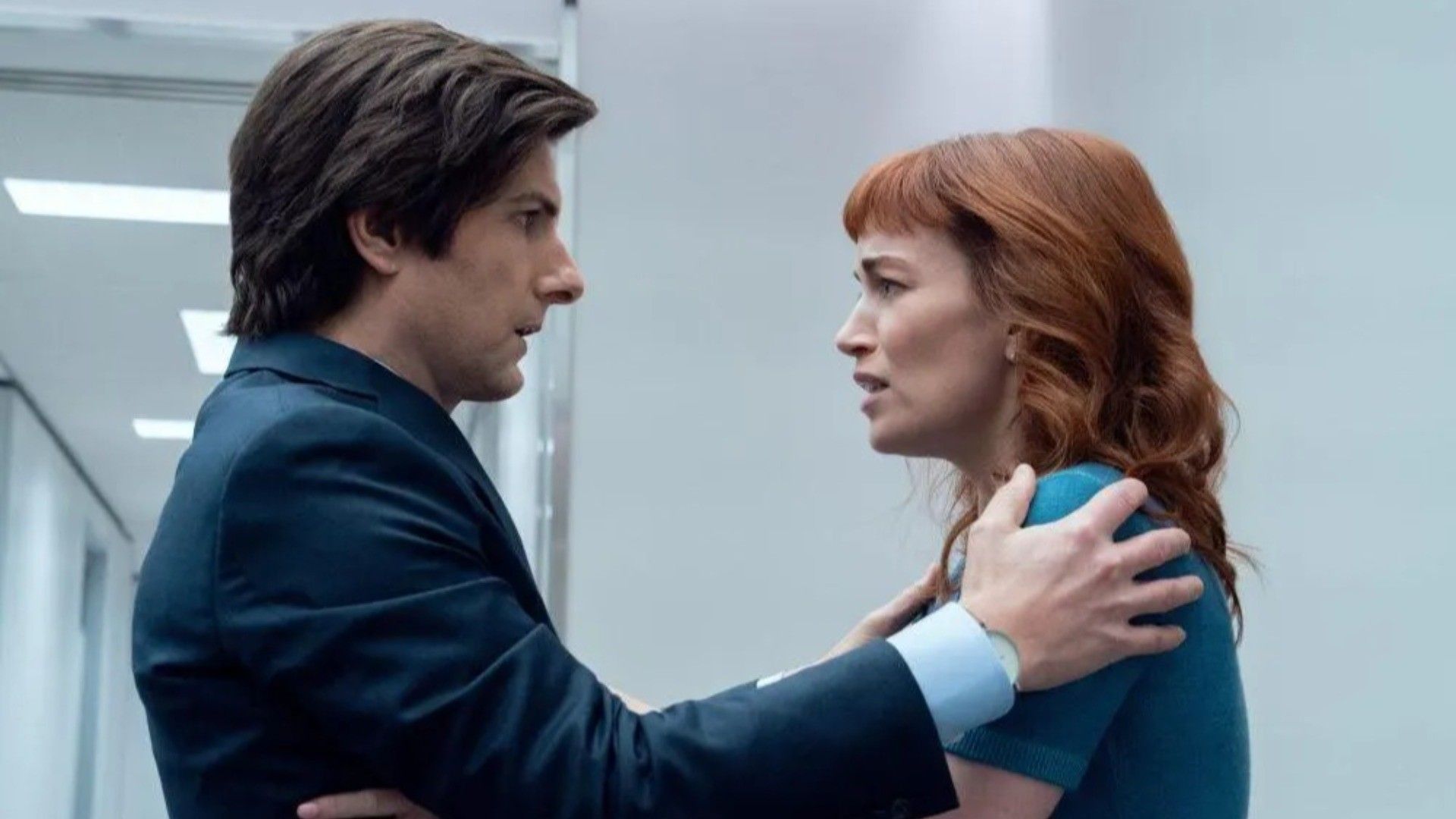 Mark and Helly in Severance / Source: Apple TV+