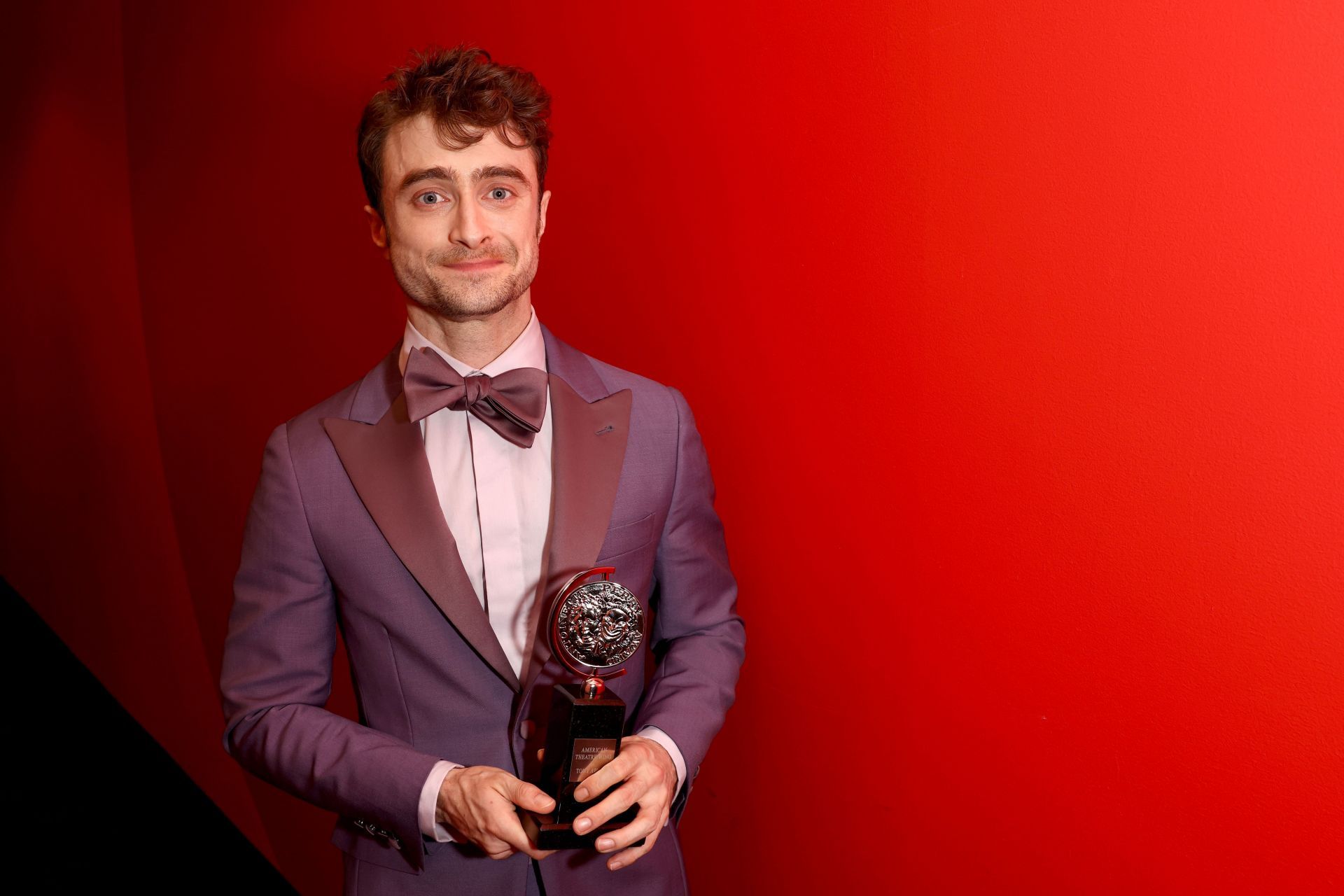 Daniel Radcliffe at The 77th Annual Tony Awards - Press Room - Source: Getty Photo by Jemal Countess