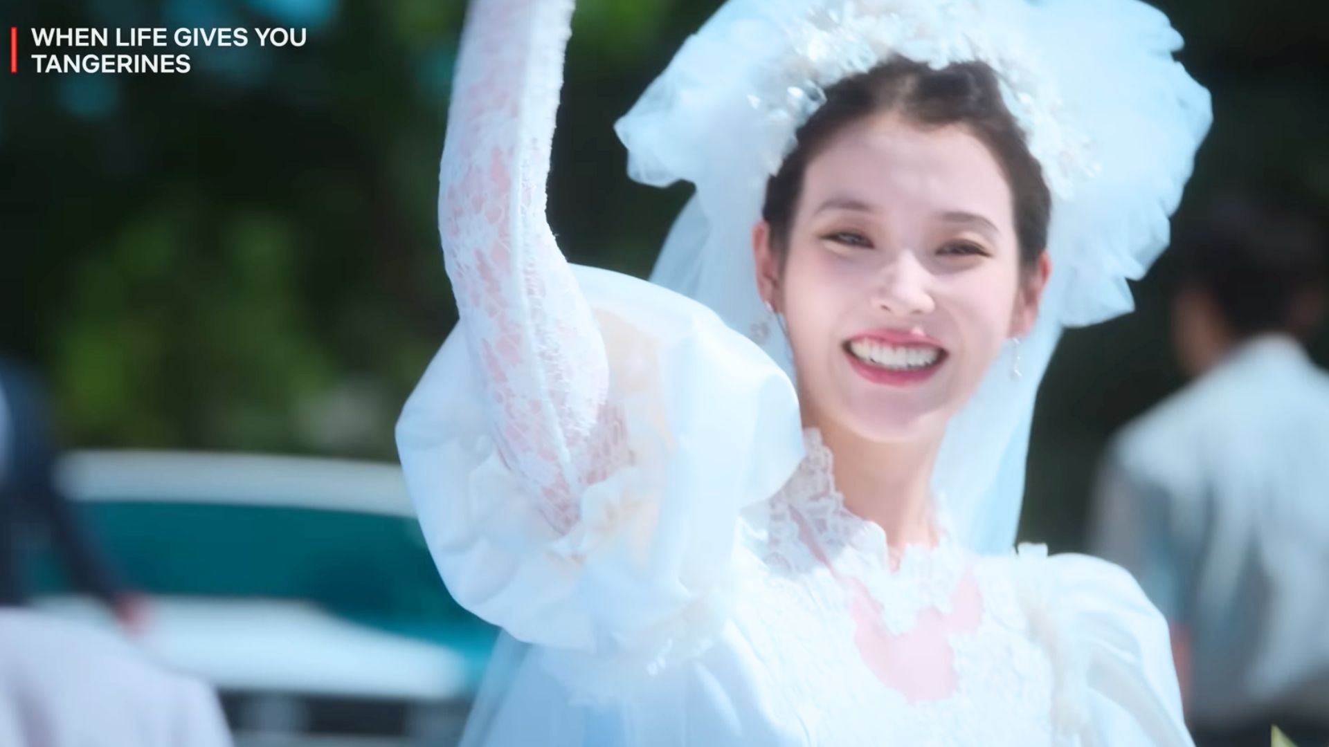 IU in When Life Gives You Tangerines | Image via Youtube: Netflix