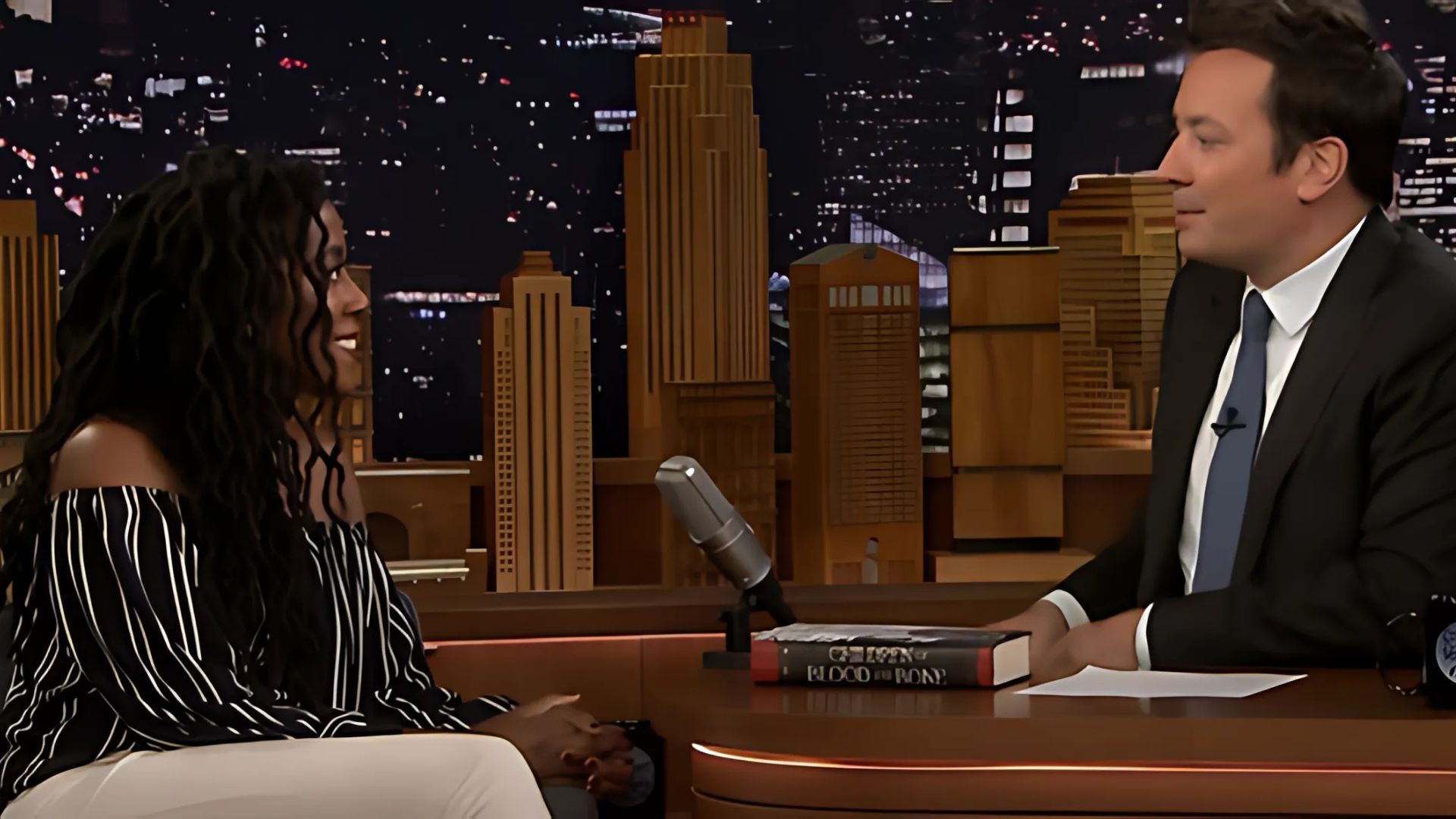 Children Of Blood And Bone screenwriter Tomi Adeyemi on The Tonight Show | Image source: The Tonight Show on YouTube