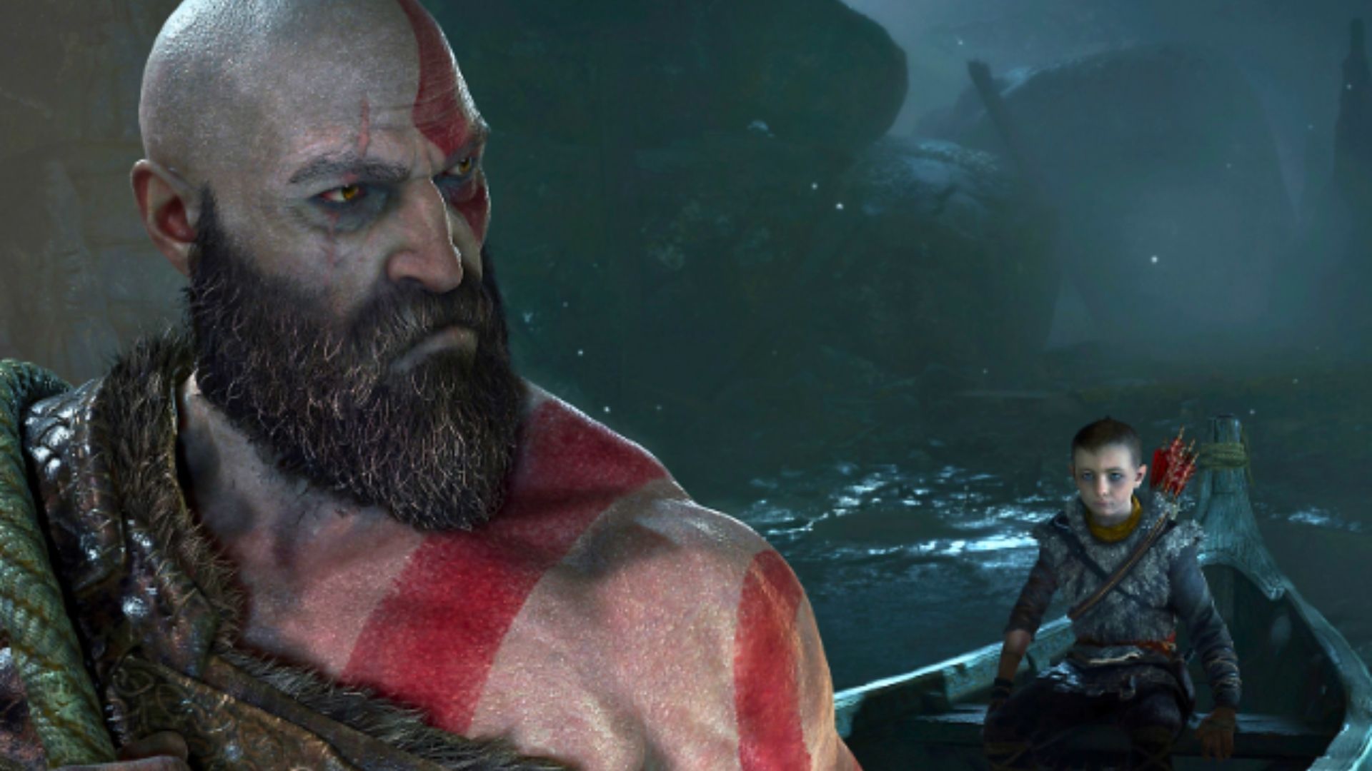 Kratos and Atreus in God of War (Image via Sony Interactive Entertainment)