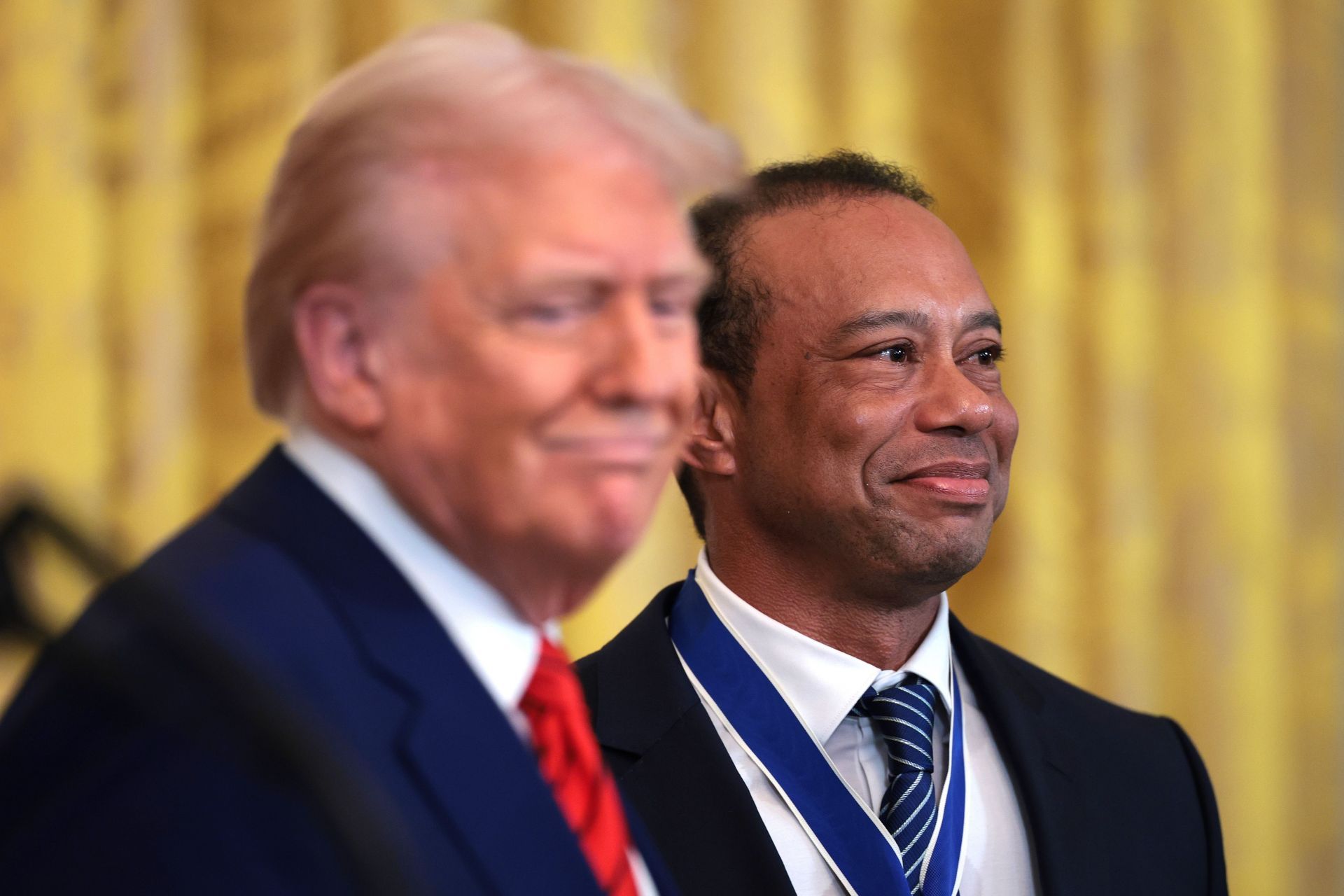 President Trump Holds Reception Honoring Black History Month In The East Room Of The White House - Source: Getty