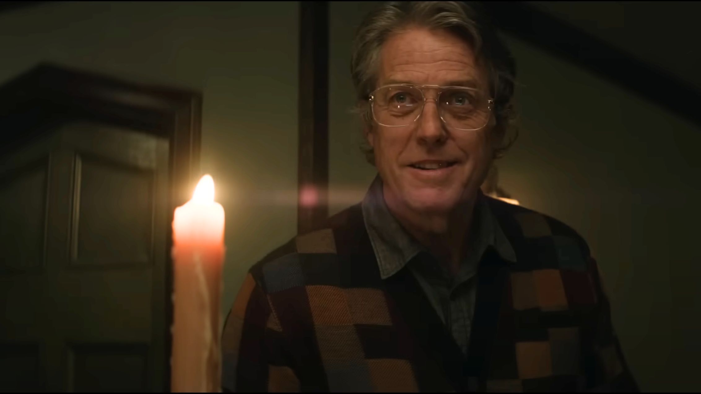 A still from Hugh Grant-led Heretic (Image via YouTube/@A24)