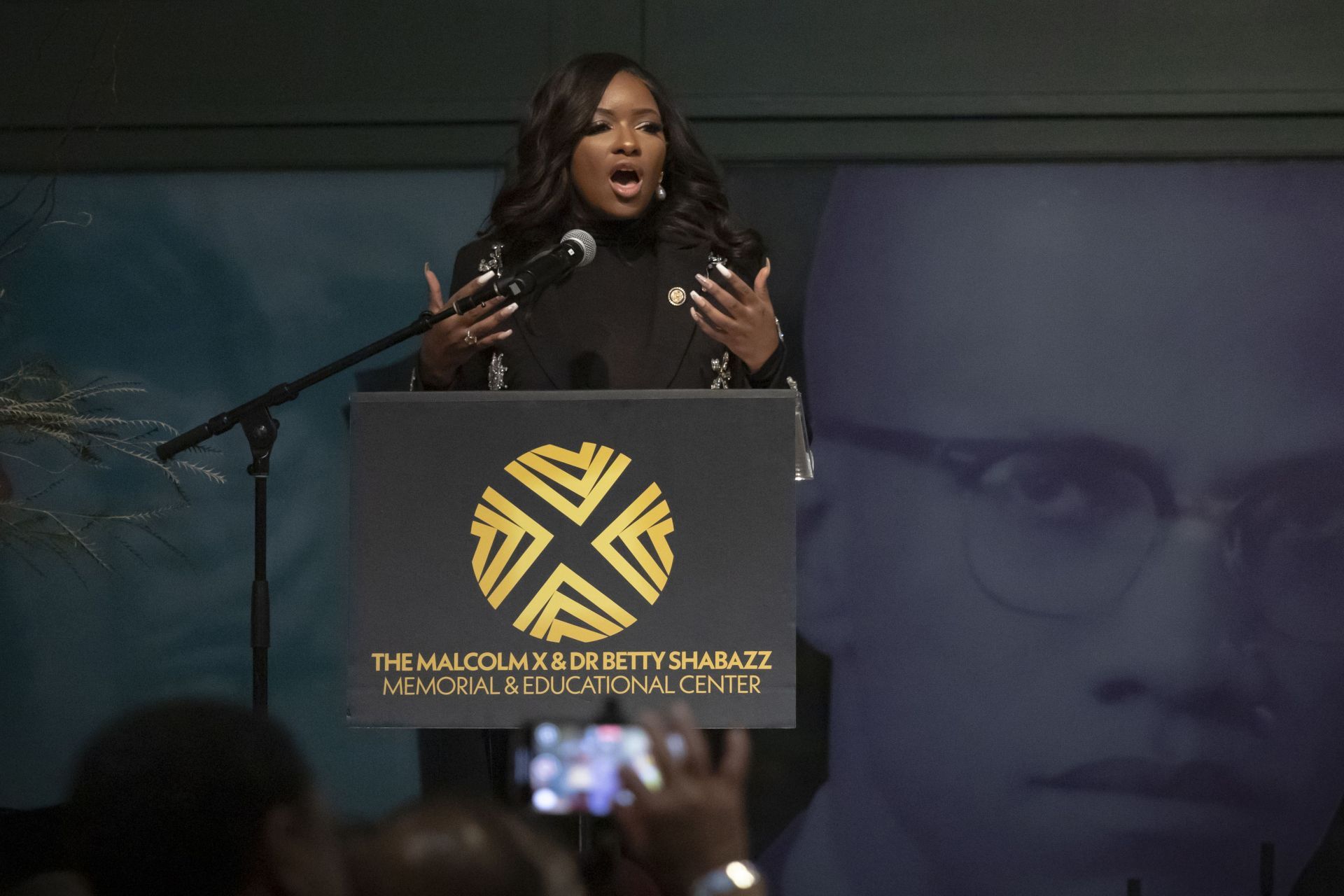 The 60th Annual Commemoration Of El-Hajj Malik El-Shabazz, Malcolm X - Source: Getty