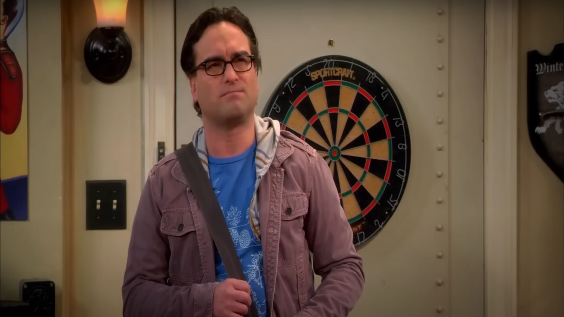 Johnny Galecki as Leonard in The Big Bang Theory (Image via Netflix)