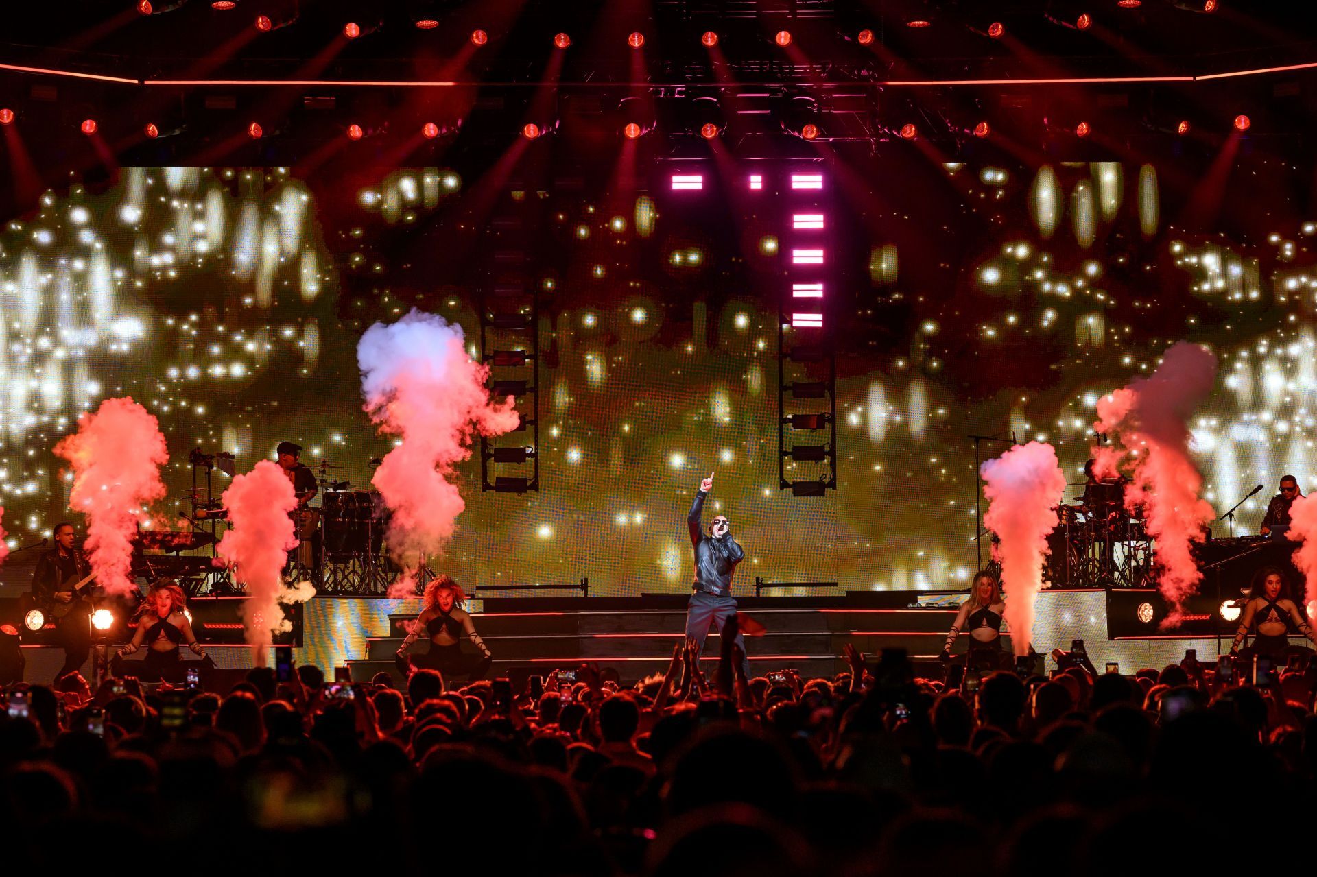 Pitbull Performs At L&#039; Accor Arena - Source: Getty Photo by Kristy Sparow