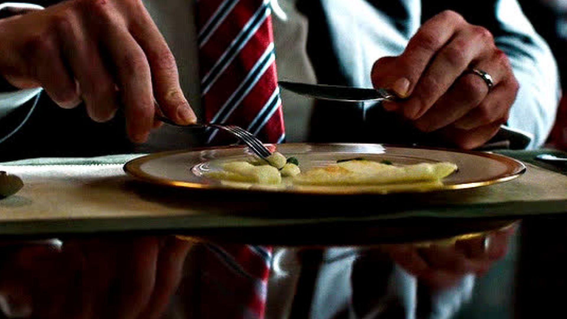 Fisk eating in Daredevil: Born Again | Source: Disney +