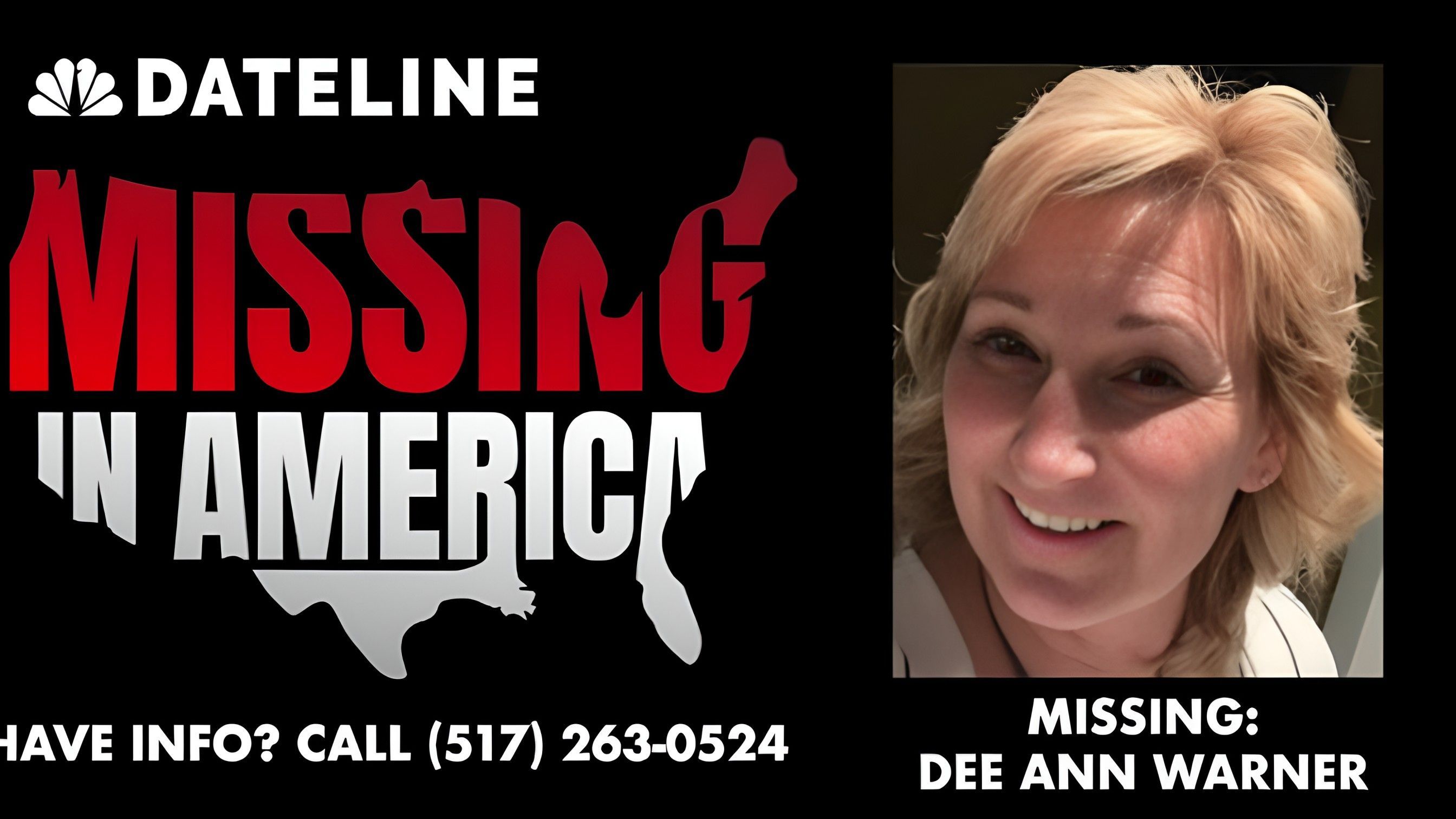 Denise Leary - Dateline: Missing in America ( Image via Youtube / Dateline NCB )