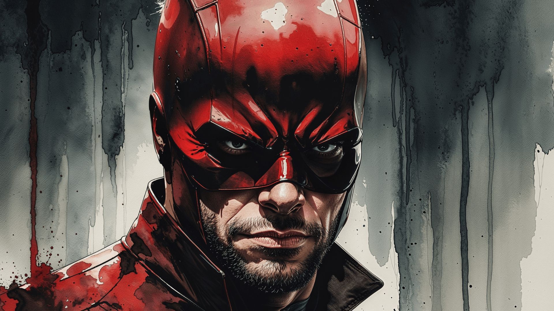 Original fan art of Daredevil | Orignal Artwork by Beatrix Kondo of Soap Central