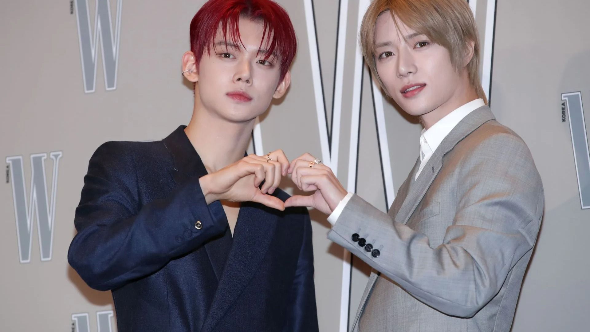 Yeonjun and Beomgyu of boy band TOMORROW X TOGETHER- Source: Getty