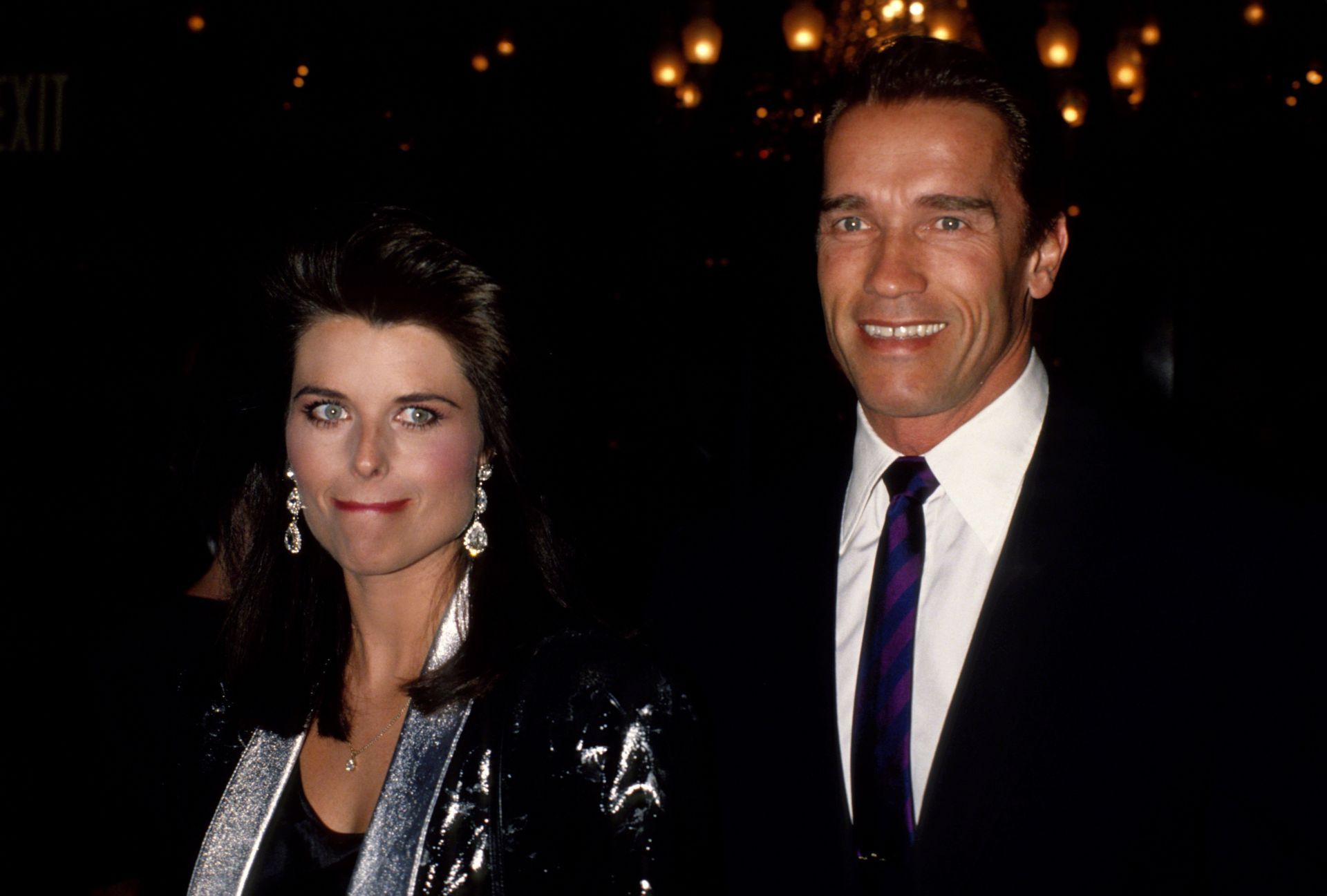 Arnold Schwarzenegger and Maria Shriver... - Source: Getty