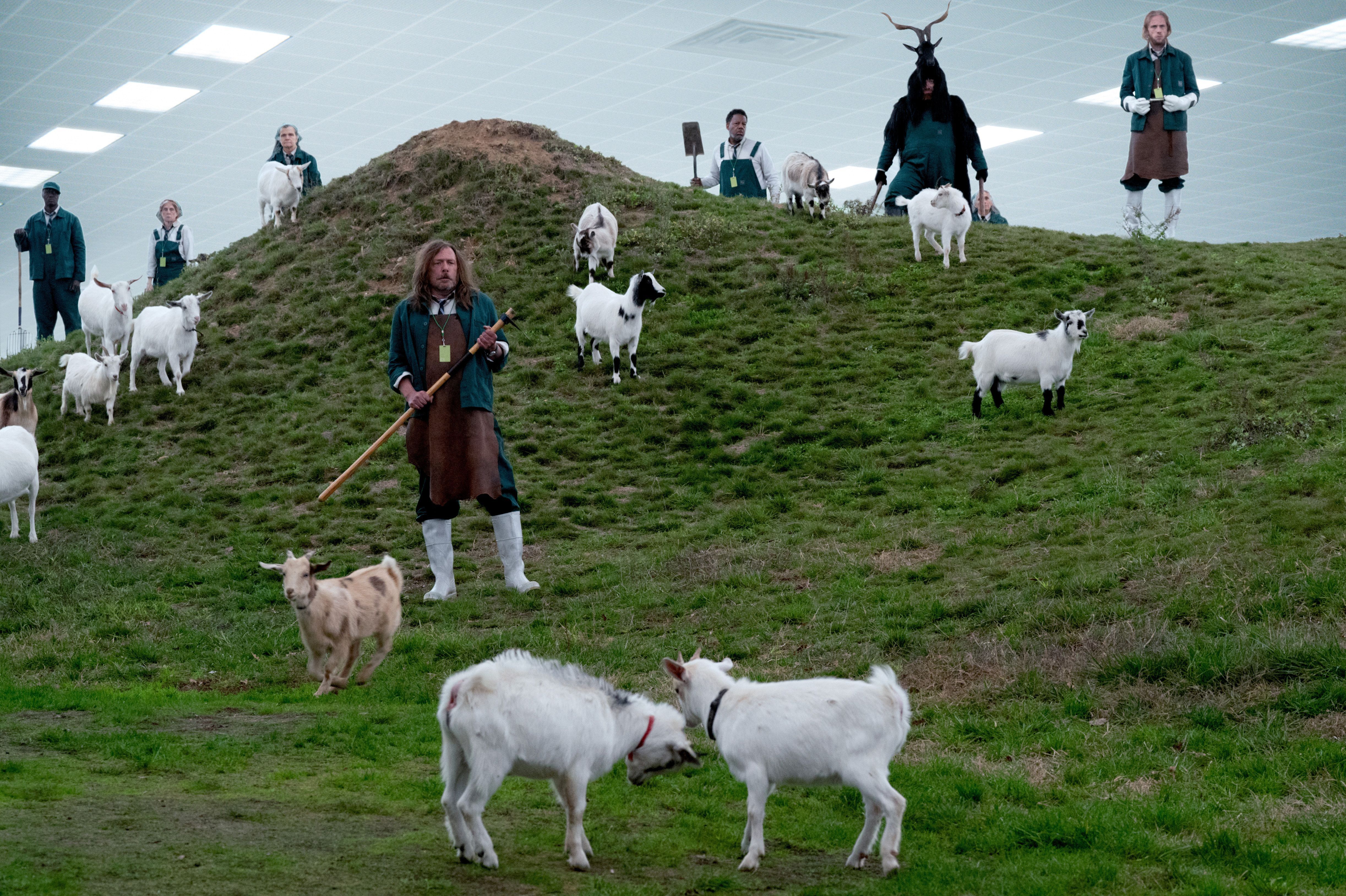 Scene from Severance | Image via: Apple TV+