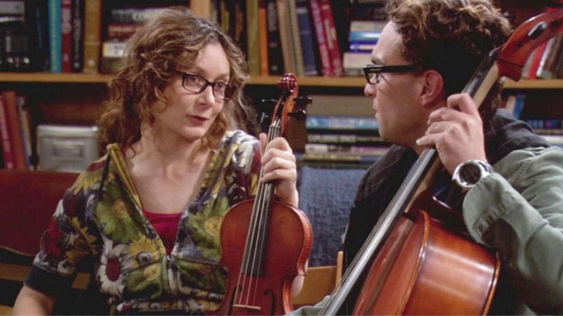 Leslie Winkle and Leonard Hofstadter / Source:Netflix