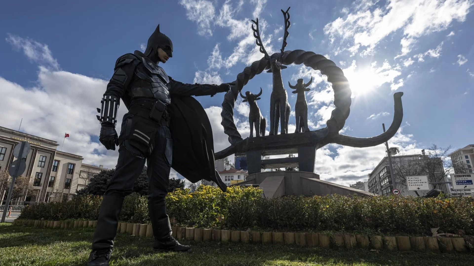 Batman-Inspired animation student takes Turkish capital, Ankara by storm - Source: Getty