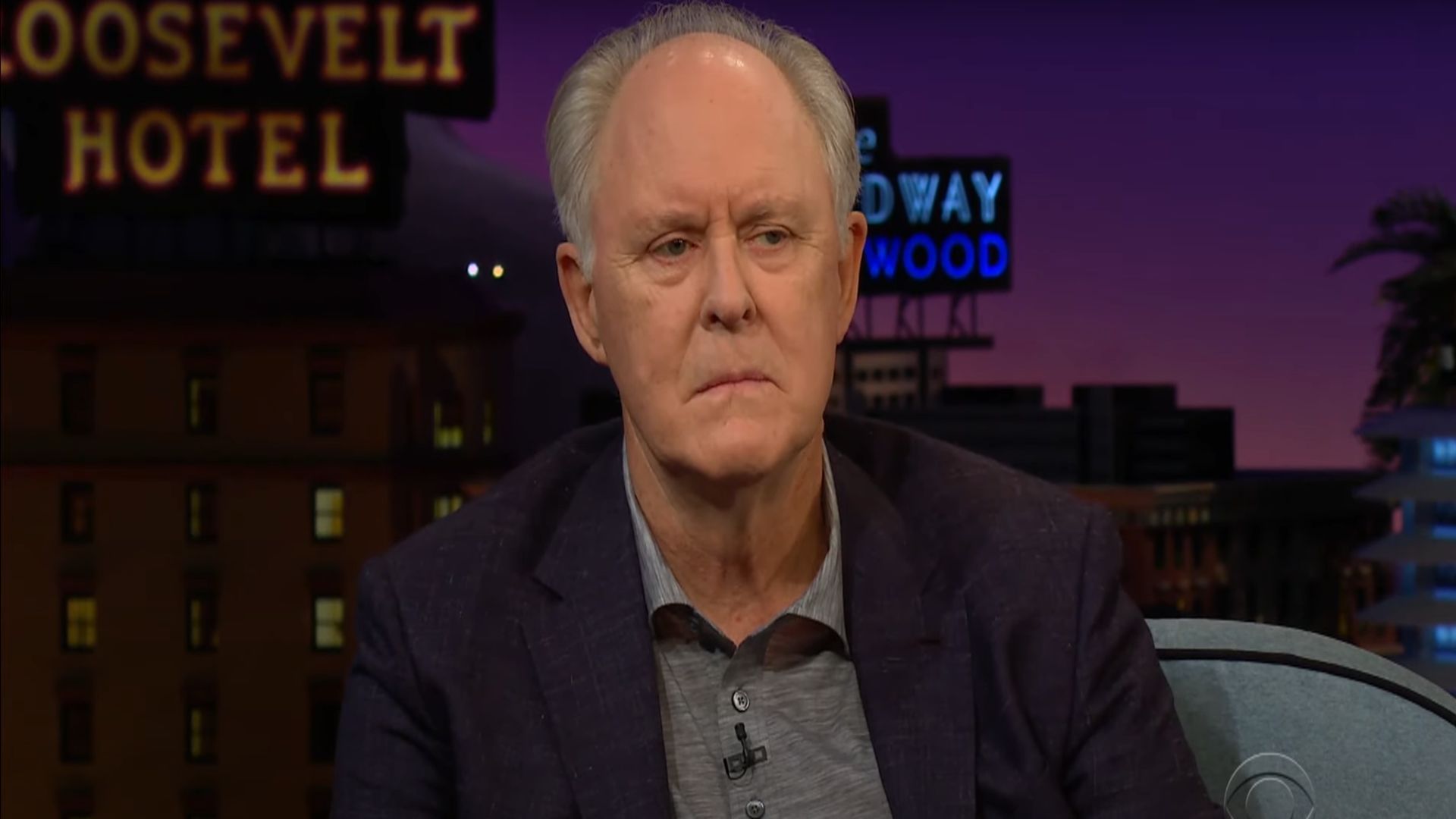 John Lithgow will play Dumbledore in the Harry Potter series (Image via The Late Late Show with James Corden)