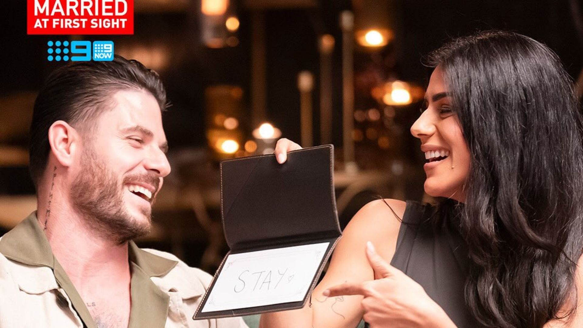 Paul and Carina from Married at First Sight Australia | Image via Instagram/ @carinamirabile