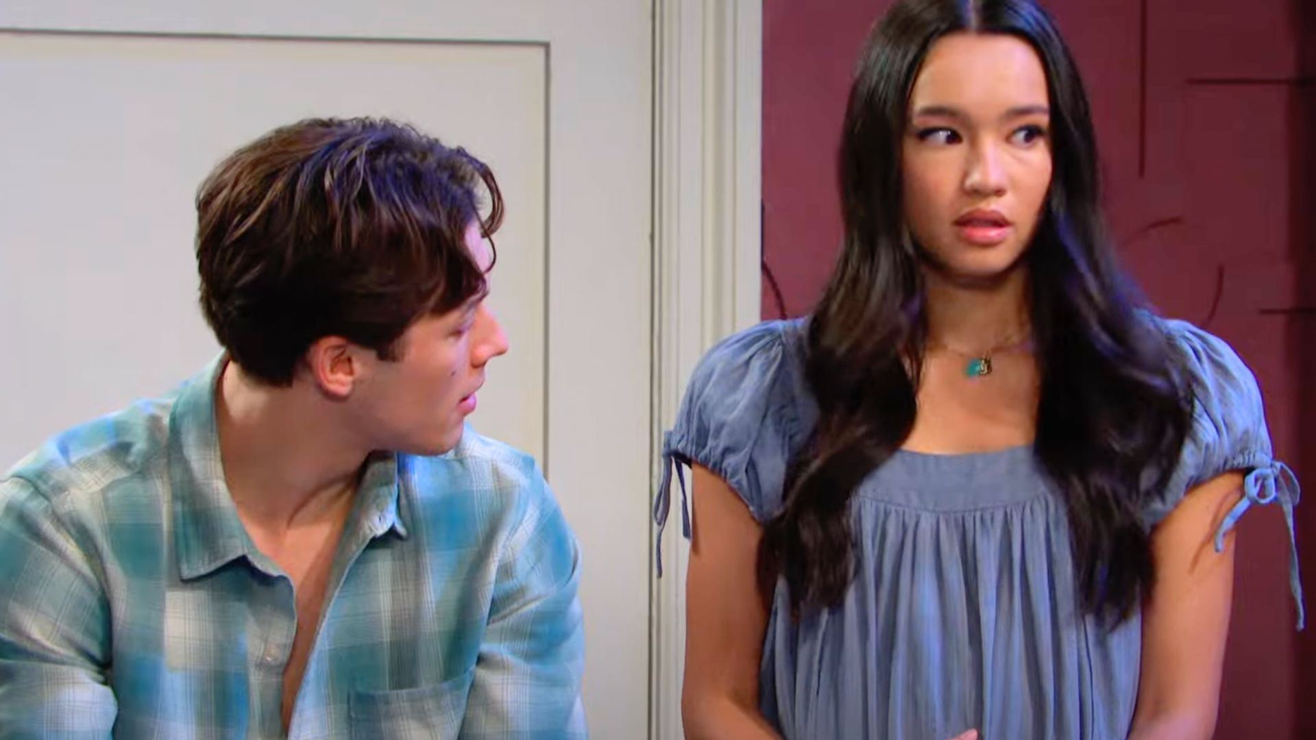 Tate and Sophia are surprised | Image: Peacock