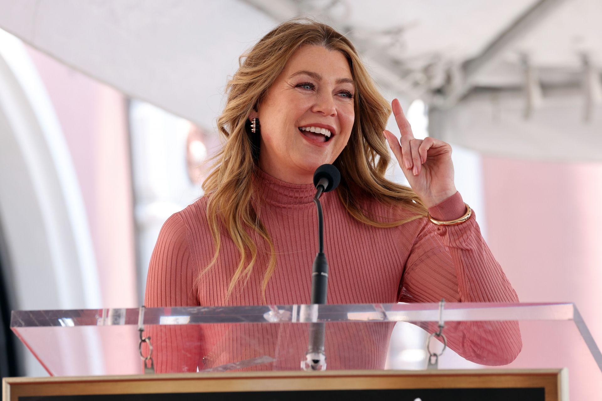 Actress/Producer Ellen Pompeo Honored With Star On The Hollywood Walk Of Fame - Source: Getty