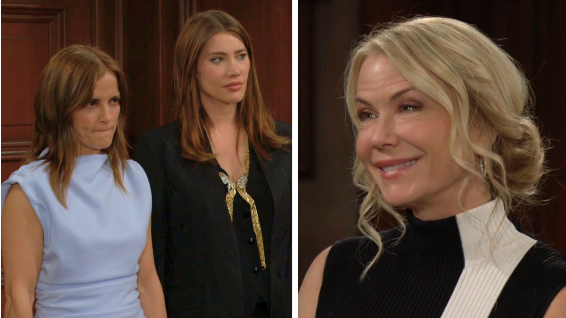 Taylor, Steffy, and Brooke on The Bold and the Beautiful | Image: CBS