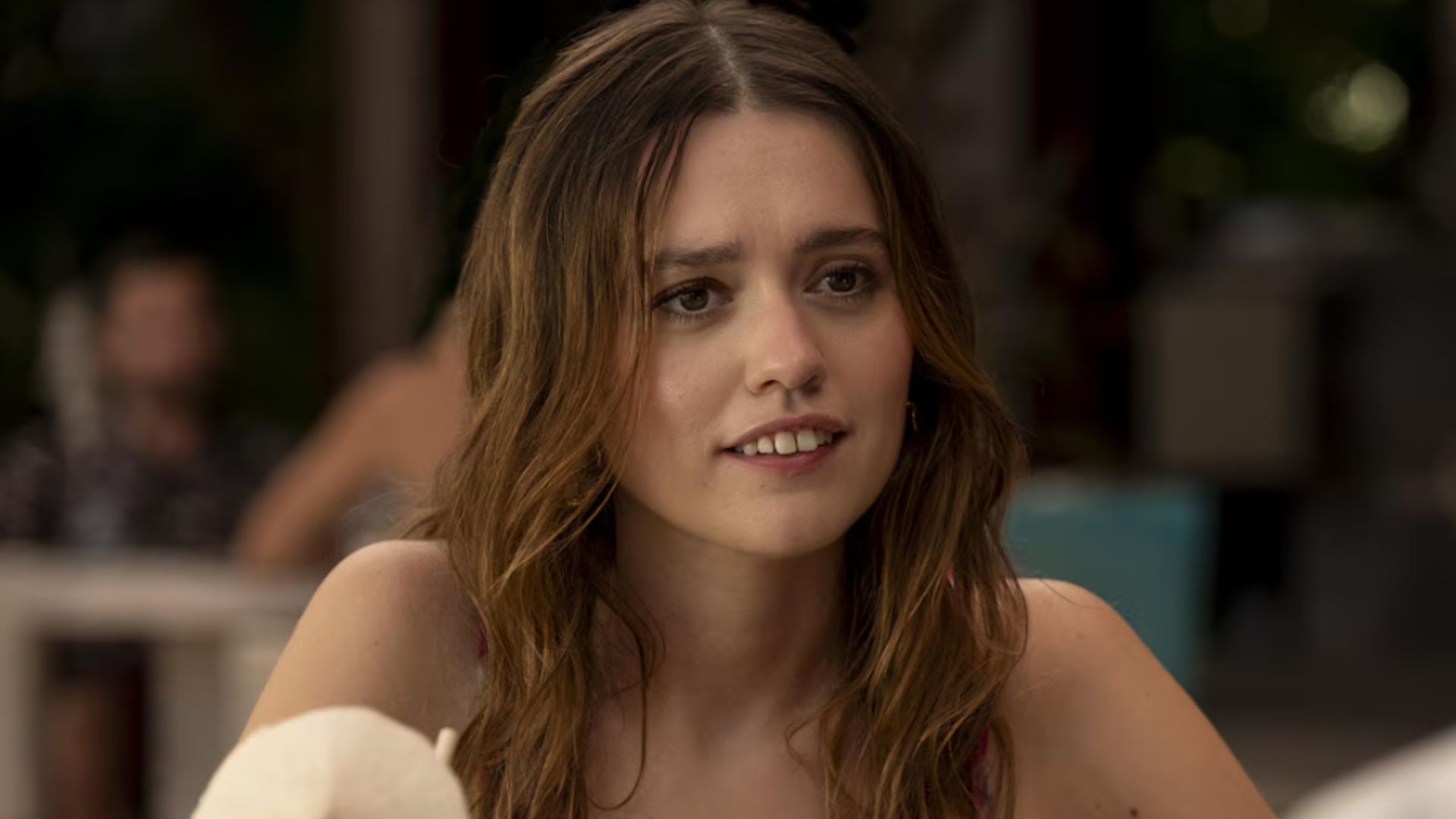 Chelsea fromThe White Lotus Season 3. (Screenshot from Character Page on the official The White Lotus Website/HBO)