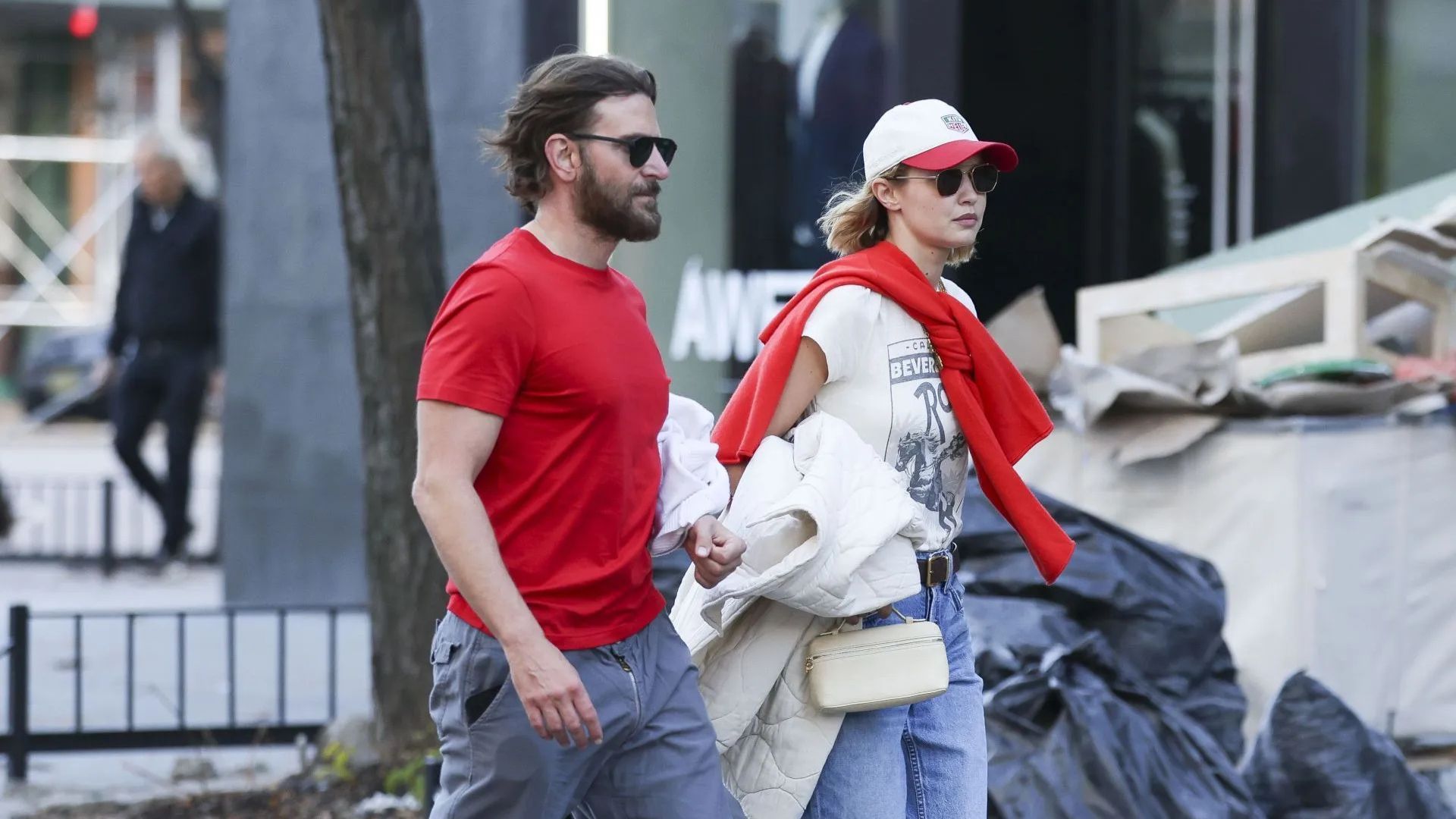 Gigi Hadid and Bradley Cooper spotted hanging out in New York City - November 11, 2024 (Source: Getty)