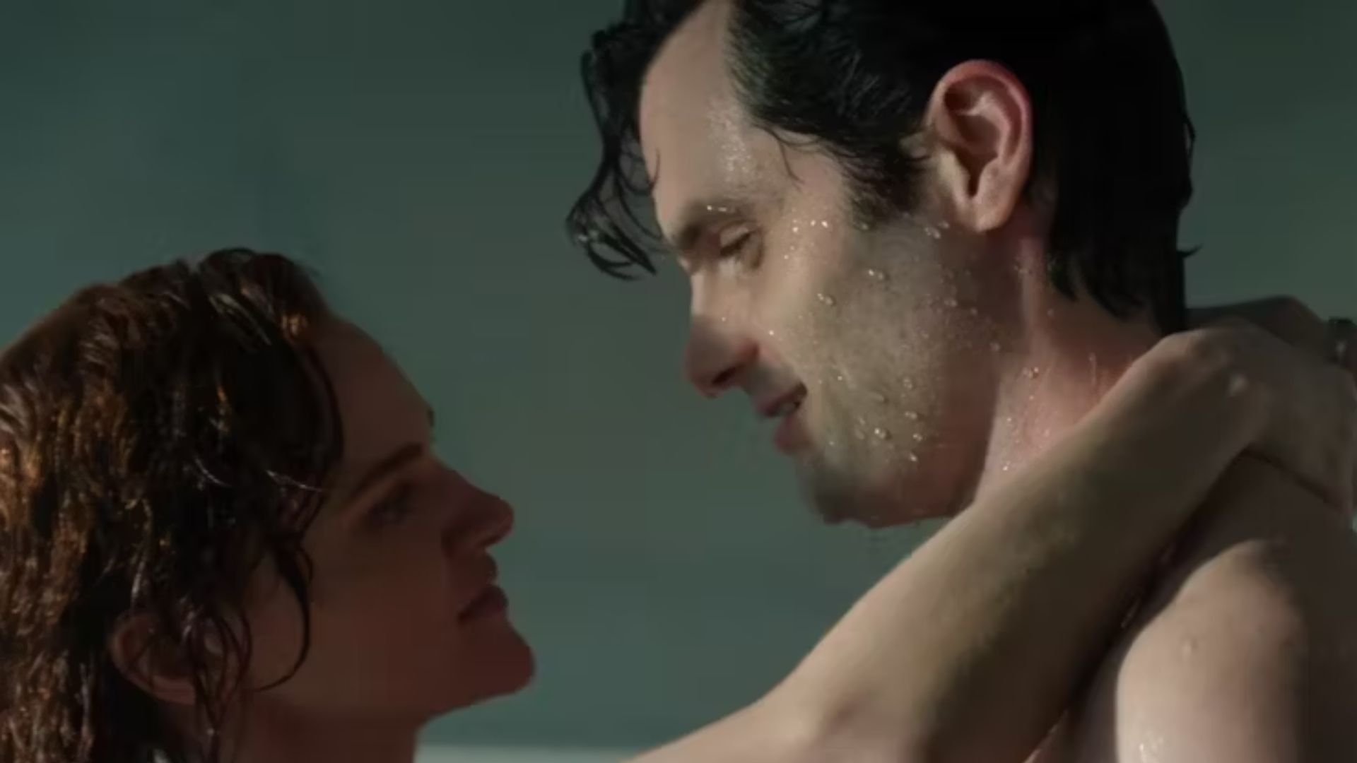 Penn Badgley and Madeline Brewer in You (Image via Netflix)
