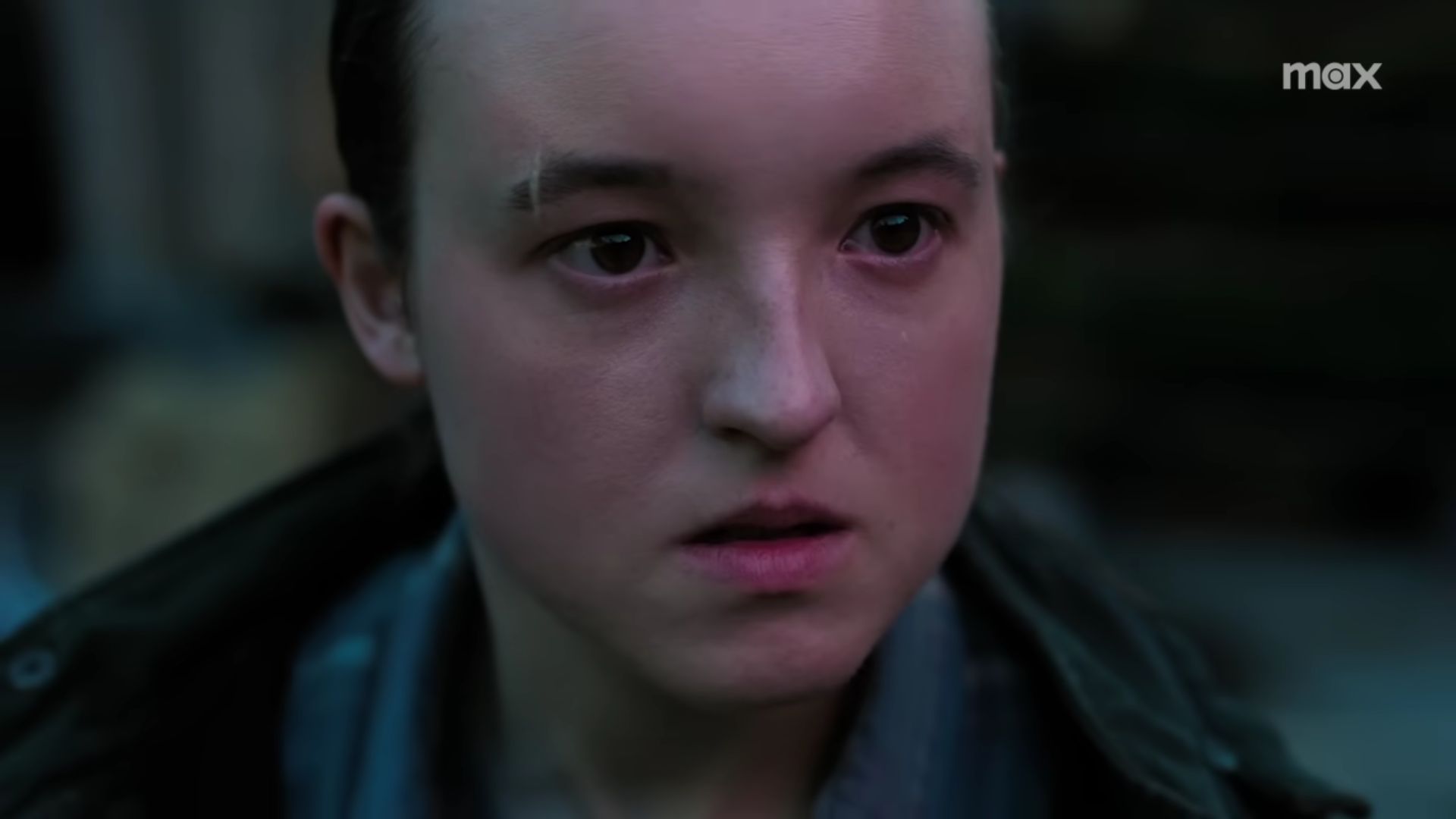 An upset Ellie in The Last of Us Season 2 trailer | Image Source: Max YouTube Channel