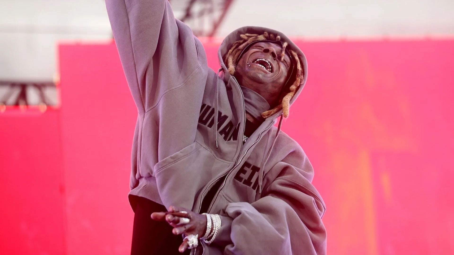 Lil Wayne performs onstage during Revolve Festival 2025 - Source: Getty