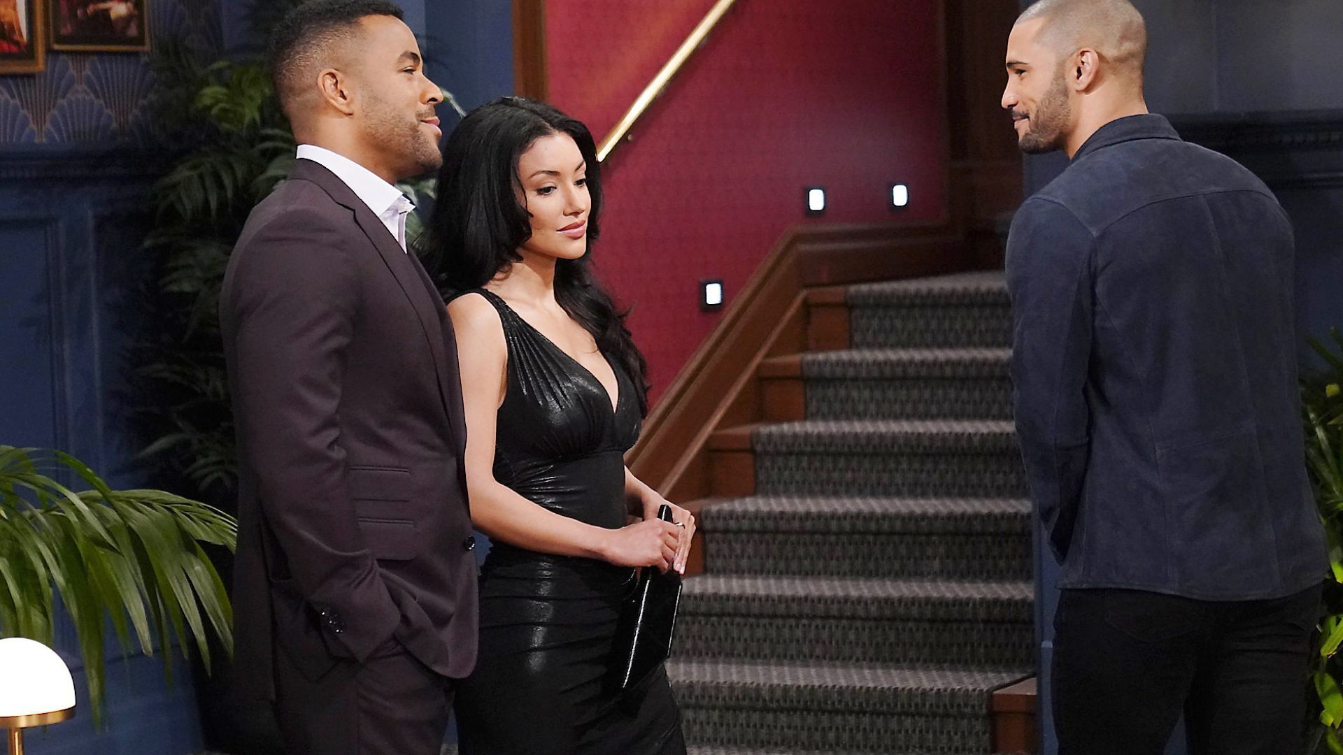 Nate and Audra run into Holden on The Young and the Restless | Image: JPI