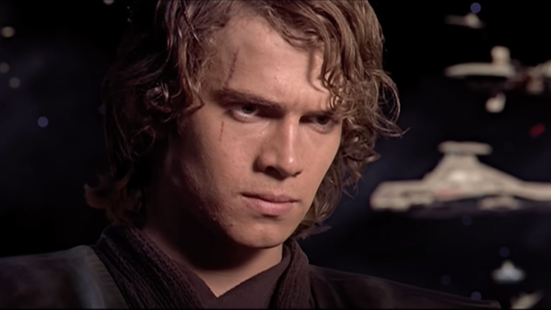 Hayden Christensen portrays the role of Anakin Skywalker in Star Wars (Image via YouTube/Star Wars)