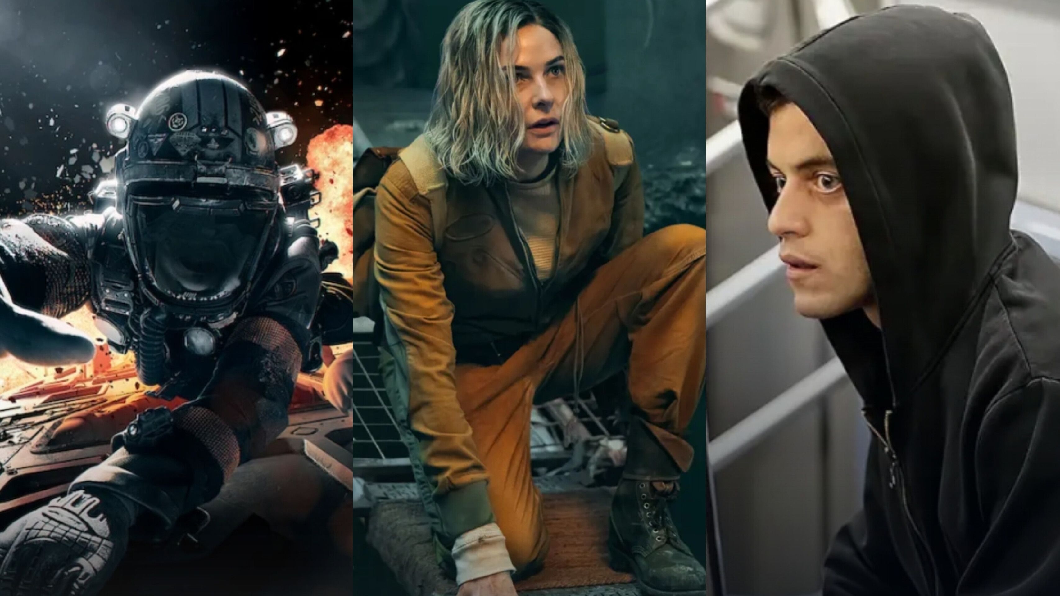 The Expanse, Silo, Mr Robot (image via multiple sources) 
