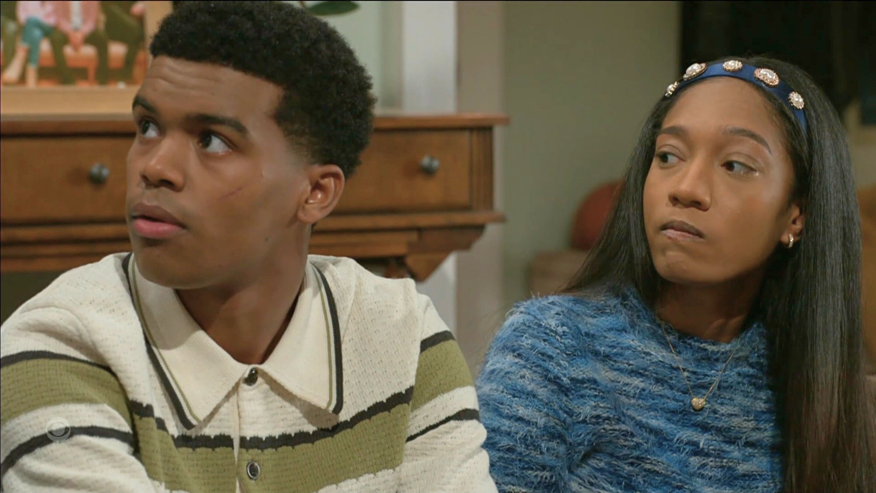 Tyrell and Samantha | Image Source: CBS
