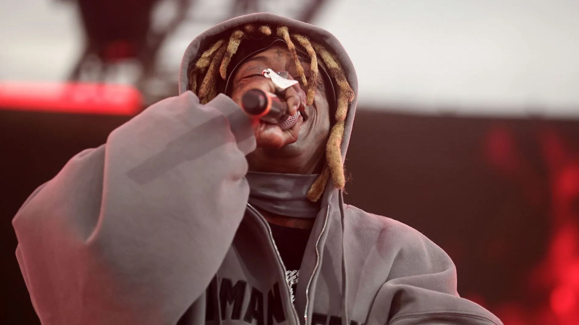 Lil Wayne performs onstage during Revolve Festival 2025 - Source: Getty