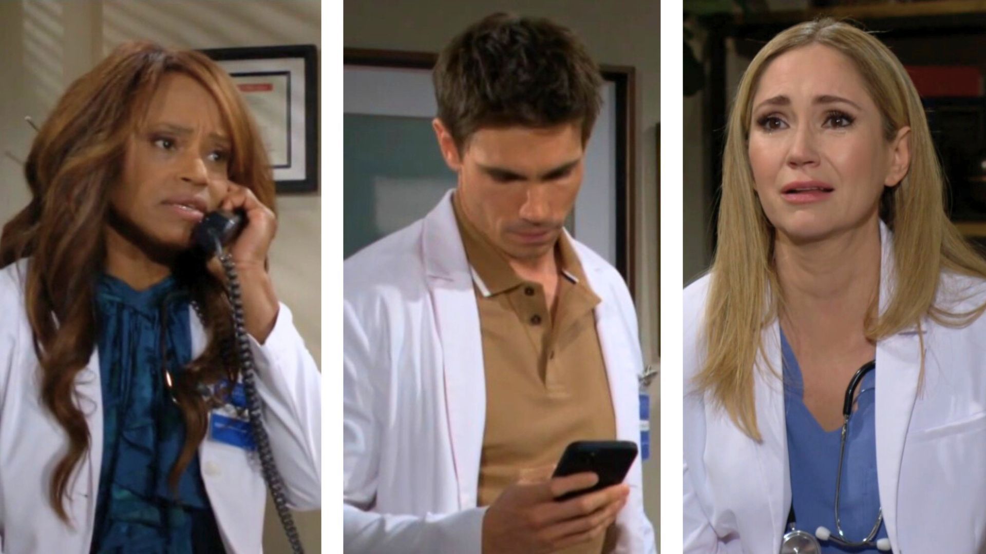 Grace, Finn, and Bridget on The Bold and the Beautiful | Image: CBS