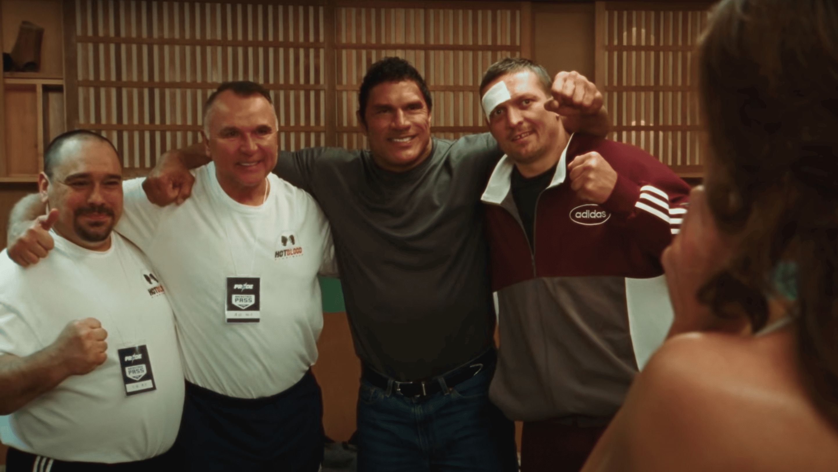 A still from A24&rsquo;s The Smashing Machine, starring The Rock (Image via YouTube/@A24) 