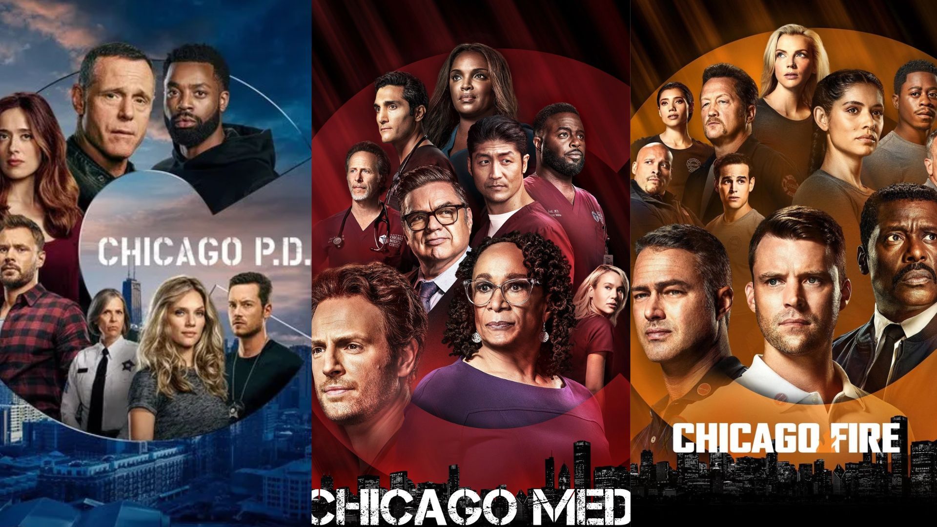 Chicago PD, Fire, and Med (Image via NBC)