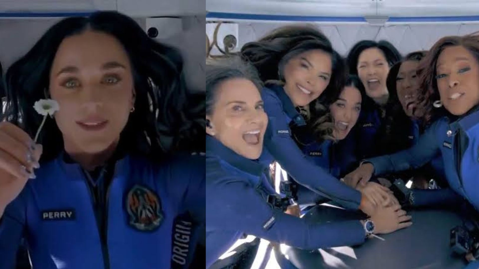 New footage of Katy Perry&rsquo;s space trip goes viral, Katy Perry Space, Katy Perry daughter, Katy perry Kissing Ground, How Long was Kety Perry In Space For