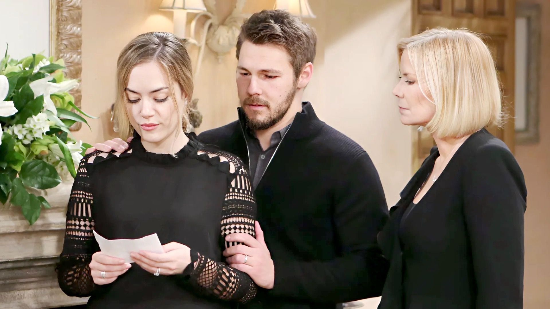 Hope grieved for her stillborn baby, Beth, not knowing that many others on The Bold and the Beautiful knew the infant was alive | Image: CBS