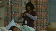 Leslie in disguise as a nurse | Image Source: CBS