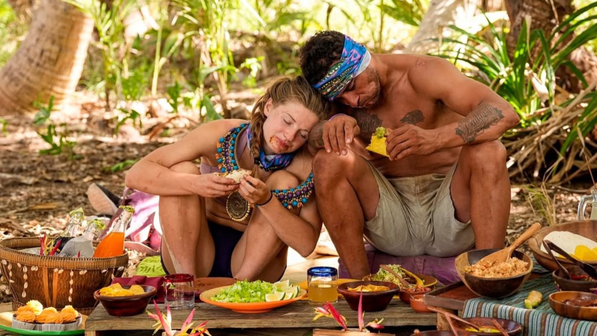 Eva and Joe from Survivor 48 | Image via Instagram/ @joehunterulca