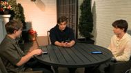 Three teen boys with three phones | Image: ABC