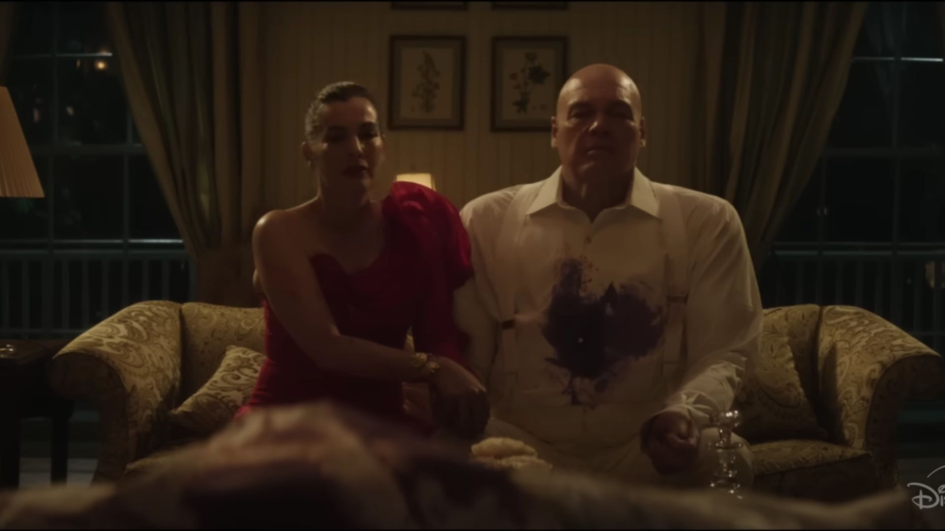 Wilson and Vanessa Fisk in the Daredevil: Born Again Finale | Image Source:  Marvel Entertainment YouTube Channel