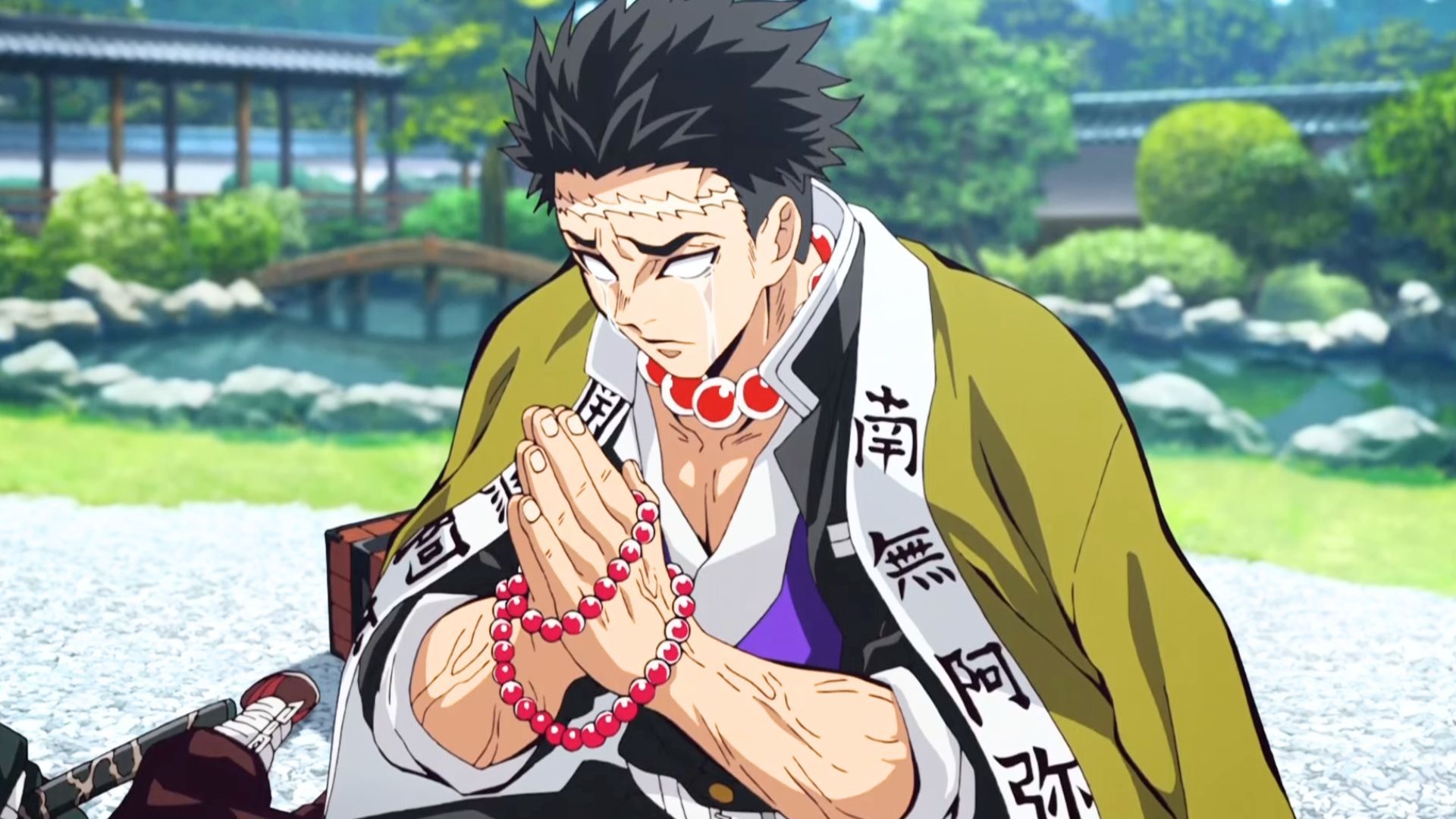 Gyomei Himejima in Demon Slayer: Kimetsu no Yaiba | Image via Netflix