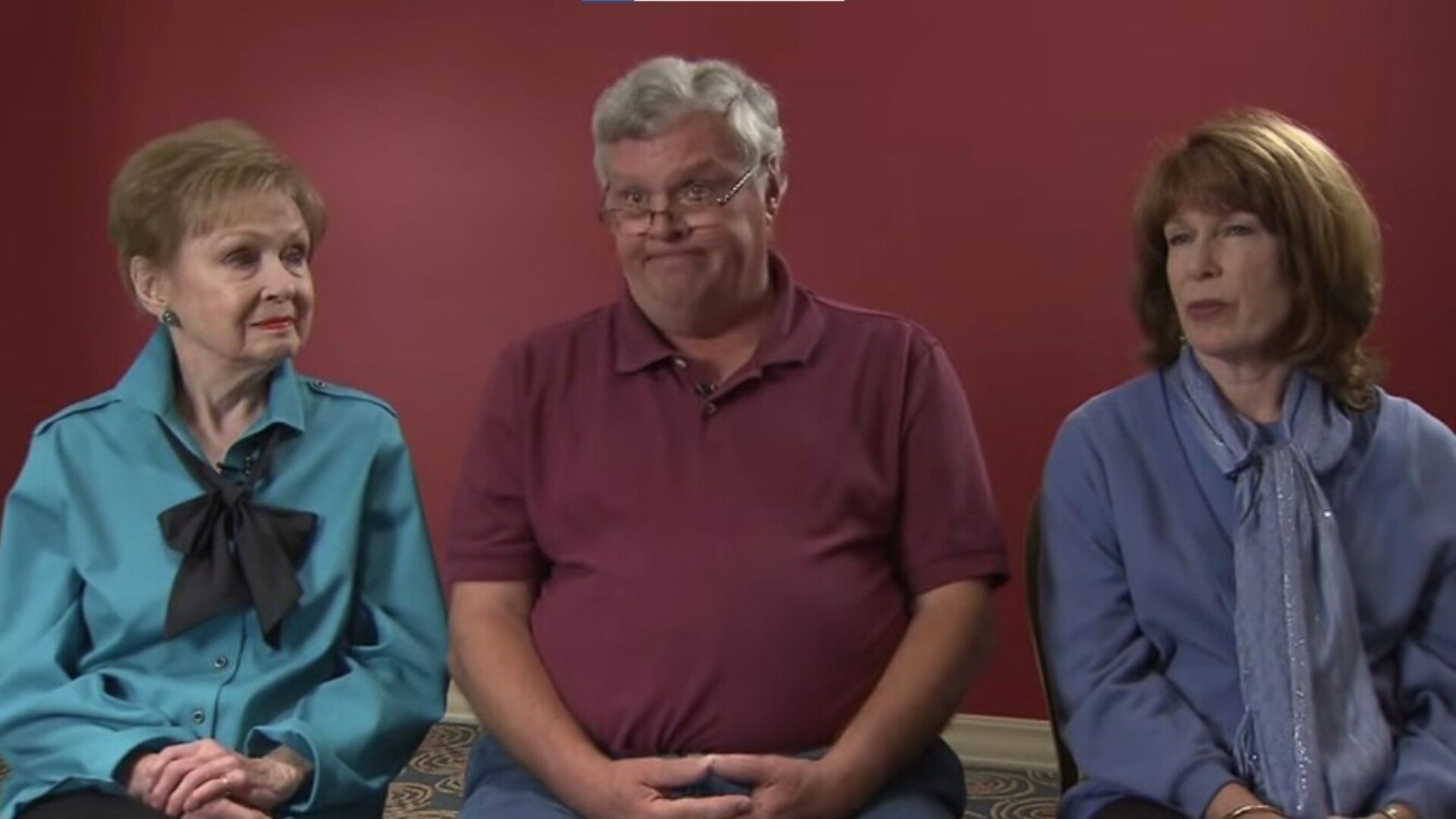 [L-R] Gloria Henry, Jay North and Jeannie Russell during a 2011 interview with KTLA 5 News (Image via YouTube/producedinLA &amp; KTLA 5 News)