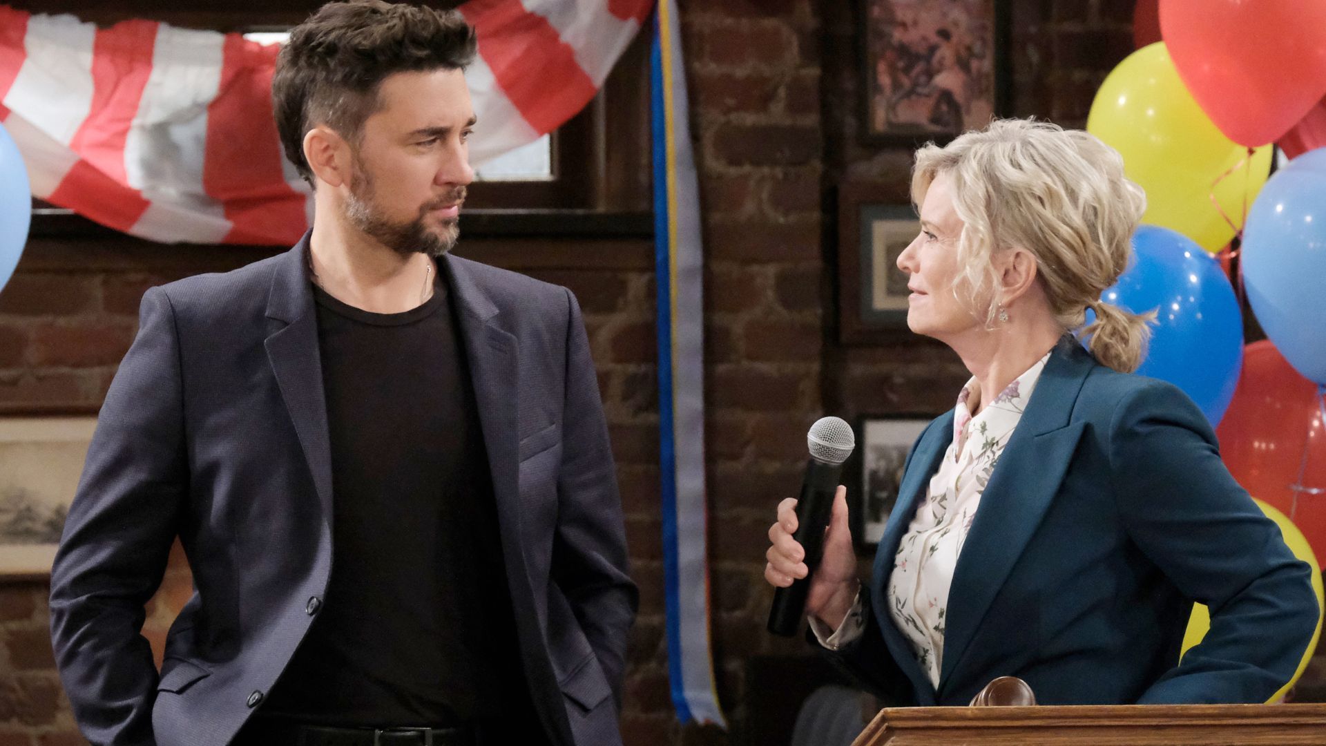 Kayla auctions off reluctant bachelor Chad on Days of our Lives | Image: JPI