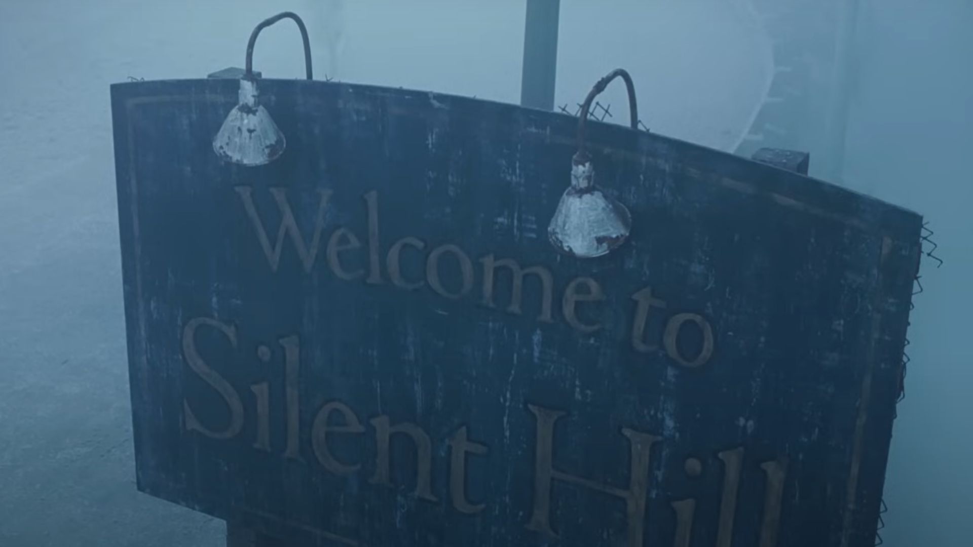A board that reads Welcome to Silent Hill
